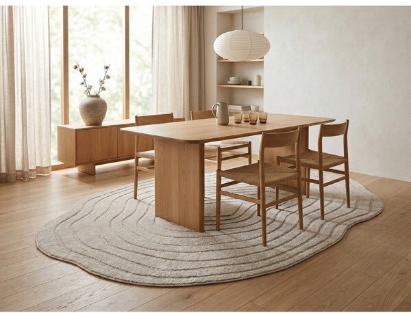 Tappeto beige 160x230 cm Pebble - ESTE