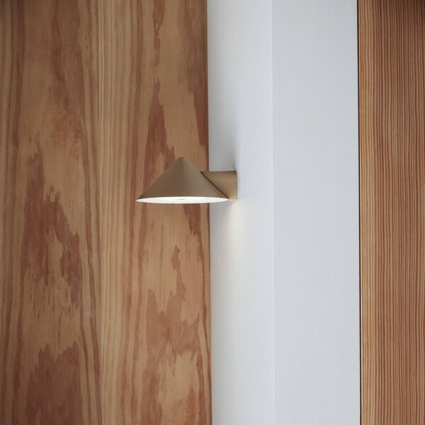 FRANDSEN Applique da parete Grasp, dimmerabile, Crema / Ambra, Corridoio, Metallo, Design, Applique