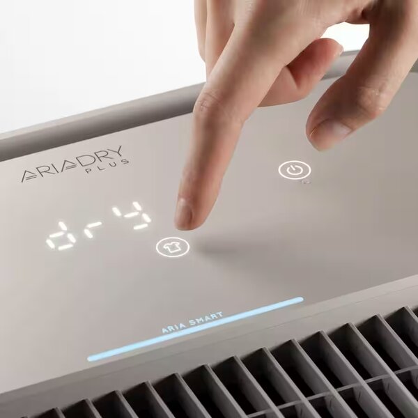 De Longhi Deumidificatore Portatile per la casa muffa 20 Litri In 24 Ore Tanica 5 Litri Wi-Fi Gas R290 con Timer Integrato colore Bianco - DTI220 T
