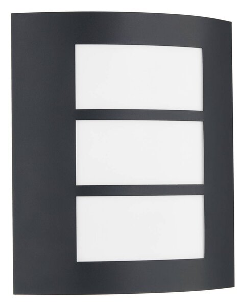 Lindby lampada da parete per esterni Vimal, E27, 26 cm, nero, alluminio