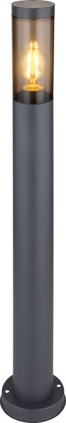 Globo Lighting luce da esterno in acciaio inox antracite, 1x E27