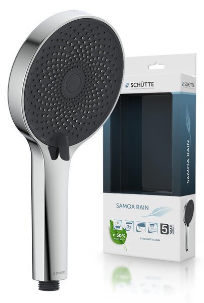 Doccetta SAMOA RAIN, cromo/antracite