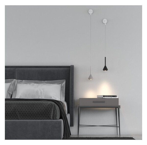 AYGO LAMPADA DA PARETE MODERNA IN METALLO DI 6 COLORI TUBOLARE CON LAMPADINA ATTACCO GU10