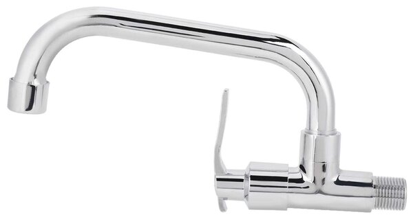 Rubinetto a colonna girevole a 360° - Montaggio a parete - Ottone/Acciaio inossidabile - Maniglia ergonomica - Resistente alla corrosione - Installazione semplice - Rubinetti per cucina