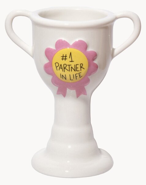 Vaso in ceramica Trophy, alt. 22 cm