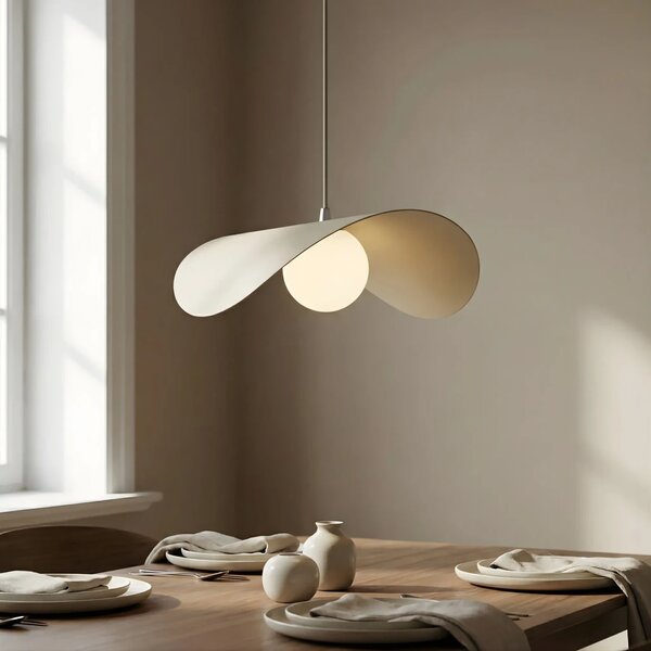 Lampada a sospensione RITUAL 1 G9 L in Acciaio