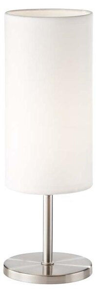 Lampada da tavolo, metallo, bianco, H 30 cm