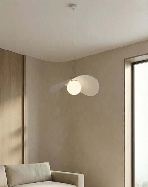 Lampada a sospensione RITUAL 1 G9 L in Acciaio