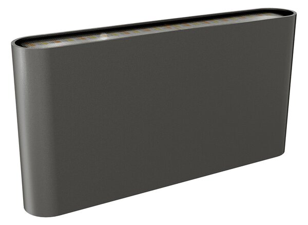 Applique LED 12W Bidirezione IP65 CCT con LED OSRAM - Antracite