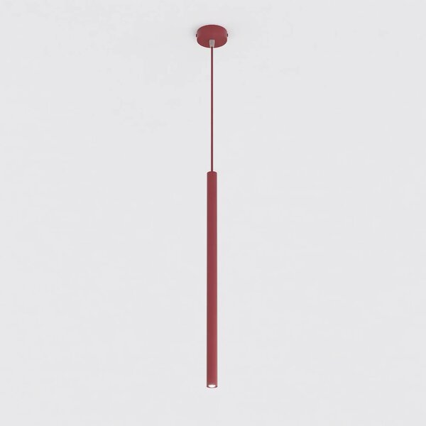Lampada a Sospensione SELTER 1 G9 in Acciaio - Mokka o Burgundy