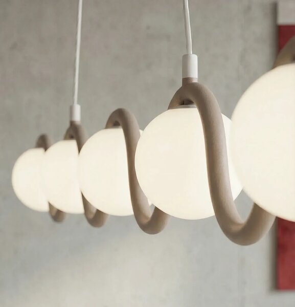 Lampada a Sospensione SINUS 5 5xG9 in Acciaio