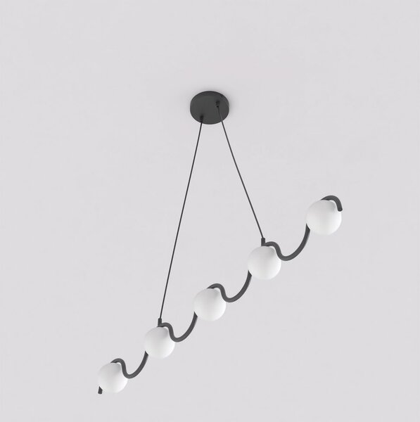 Lampada a Sospensione SINUS 5 5xG9 in Acciaio