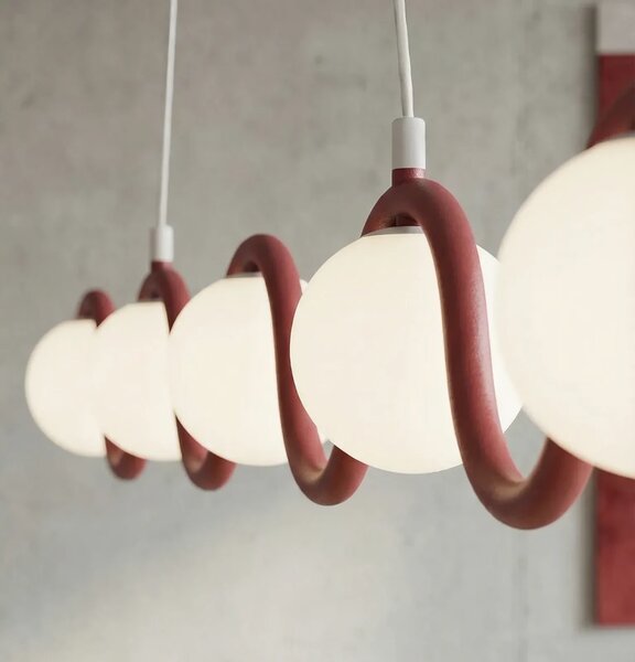 Lampada a Sospensione SINUS 5 5xG9 in Acciaio