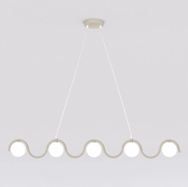 Lampada a Sospensione SINUS 5 5xG9 in Acciaio