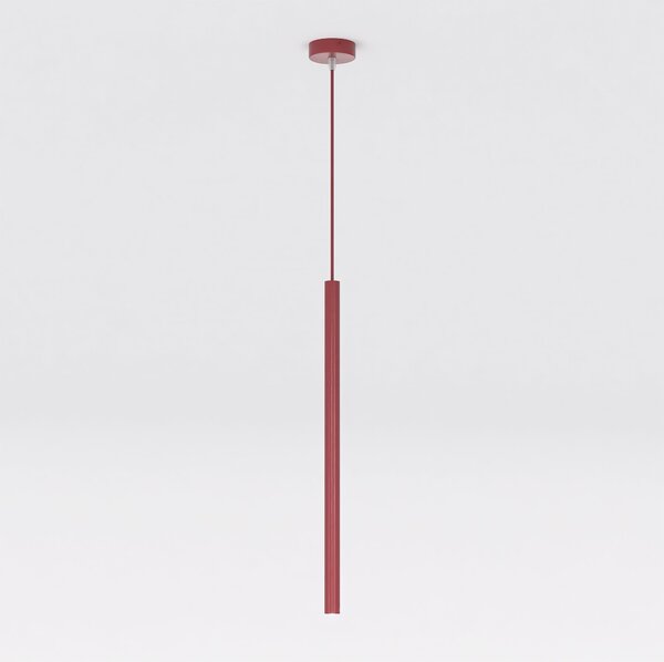 Lampada a Sospensione SELTER 1 G9 in Acciaio - Mokka o Burgundy