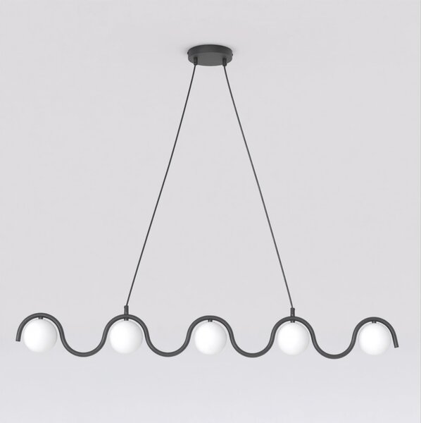 Lampada a Sospensione SINUS 5 5xG9 in Acciaio