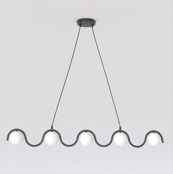 Lampada a Sospensione SINUS 5 5xG9 in Acciaio