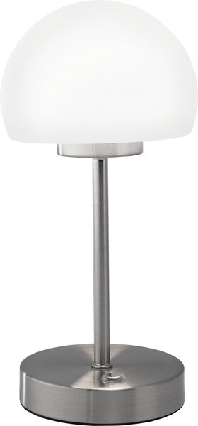 Casa NOVA lampada da tavolo CORBY D 12 cm grigio lampada da tavolo lampada a morsetto