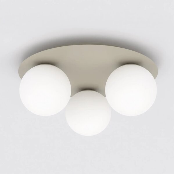 Plafoniera da soffitto SOLAR 3 3xE14 in Acciaio - Mokka o Burgundy