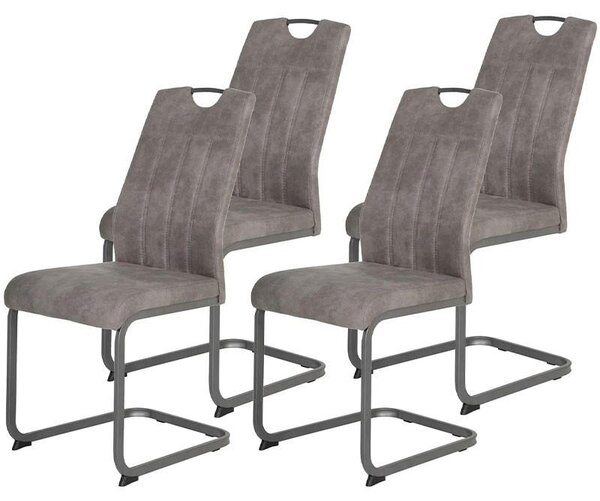 Sedia a sbalzo HARPER HANAU BHT 44x98x61 cm Sedia imbottita