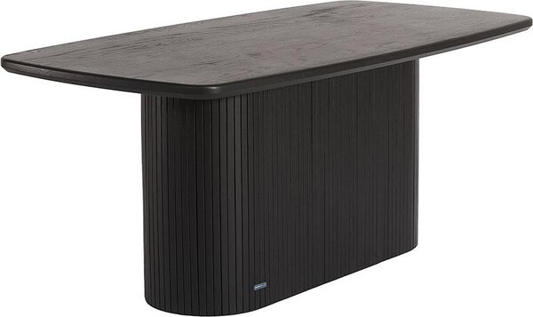 Home Deluxe Tavolo da pranzo RABOS - nero, rovere oliato (180 x 75 x 90 cm) | Tavolo in legno massiccio dal design moderno per sala da pranzo e cucina
