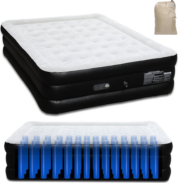 Materasso gonfiabile Hengda - Letto matrimoniale gonfiabile Materasso gonfiabile - pompa integrata