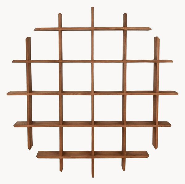 Mensola da parete in legno di teak Hollie