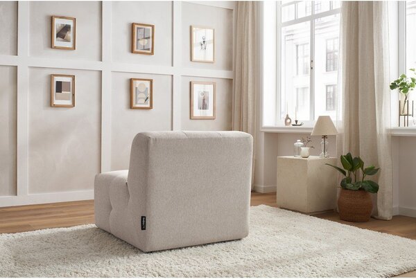 Poltrona beige Kleber – Bobochic Paris