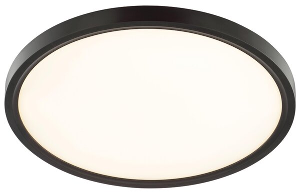 Lampada a soffitto LED Brilliant Galo, diametro 40 cm, bianco/nero, 26W, grado di protezione IP20, per uso interno