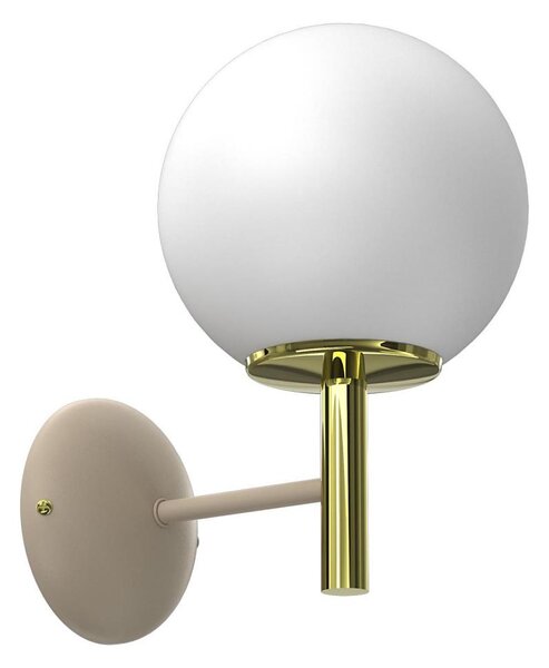 Applique AWINION 1xE27/15W/230V beige/oro