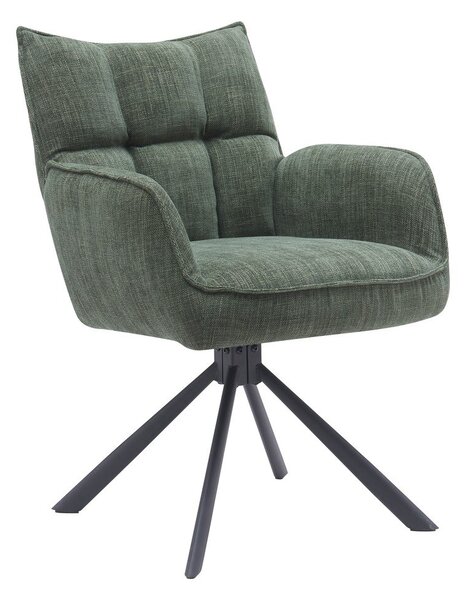 Set di sedie da pranzo verde in imbottito 2 pz Marilla – Unique Furniture