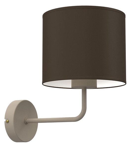 Lampada da parete ARDEN 1xE27/15W/230V beige/marrone