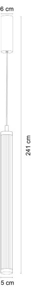 Zuma Line 1237 - Lampadario LED dimmerabile a cavo COMO LED/26W/230V 2700-6500K nero + telecomando