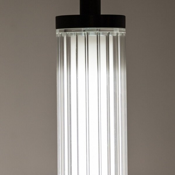 Zuma Line 1237 - Lampadario LED dimmerabile a cavo COMO LED/26W/230V 2700-6500K nero + telecomando