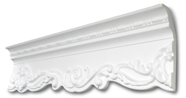 Profilo decorativo Decosa G39, bianco, 58 x 140 mm, lunghezza: 2 m - 01 pezzo