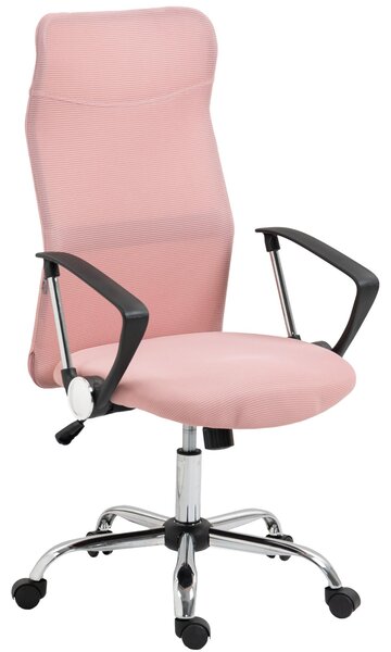 Sedia da ufficio HOMCOM, ergonomica, con braccioli e schienale alto