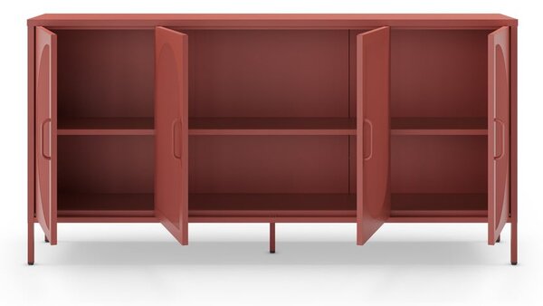 Cassettiera color mattone 160x90 cm Tayra - Marckeric