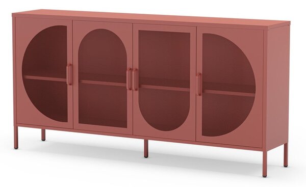 Cassettiera color mattone 160x90 cm Tayra - Marckeric