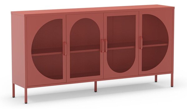 Cassettiera color mattone 160x90 cm Tayra - Marckeric