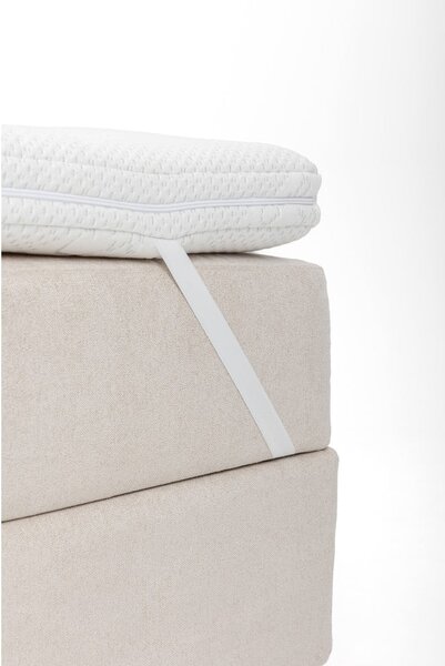 Letto boxspring blu con contenitore 180x200 cm Elva Bold – Bonami Selection