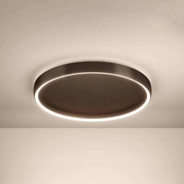 Stars of Light Plafoniera soffitto Trabuco, dimmerabile, Marrone / Ruggine, Soggiorno / Sala da pranzo, Alluminio, Moderno, Plafoniera
