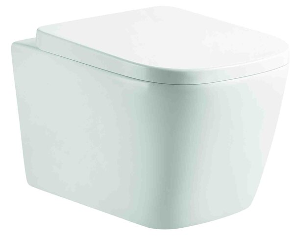 Beitz & Walz AqvaVetroceramica WC a parete senza bordo 495 x 365 mm - bianco -