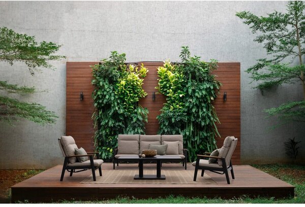 Tavolo da pranzo da giardino in alluminio 80x140 cm Miguel – Bizzotto
