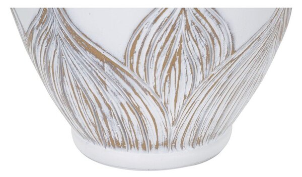 Lampada da tavolo bianca/beige con paralume in tessuto (altezza totale 67 cm) Atene – Mauro Ferretti