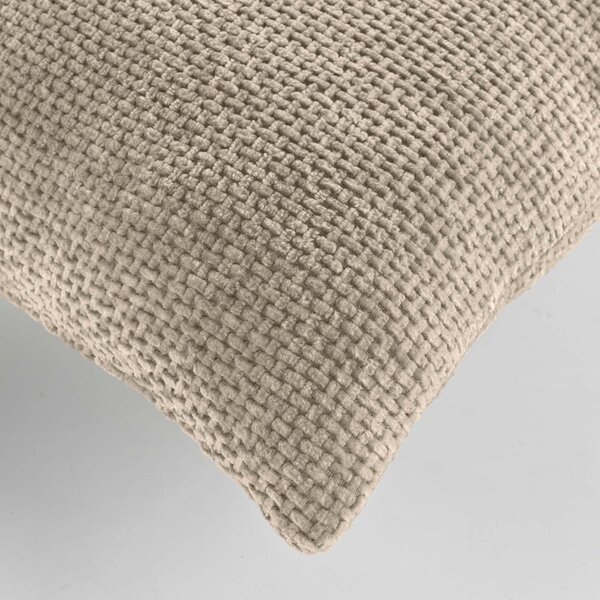 Cuscino decorativo in ciniglia 45x45 cm Leo – douceur d'intérieur