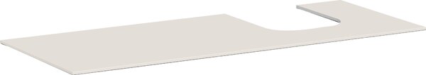 Hansgrohe Xevolos E Console, 1 découpe à droite, 1370x550mm, pour vasque à poser, 54206780, 54206780