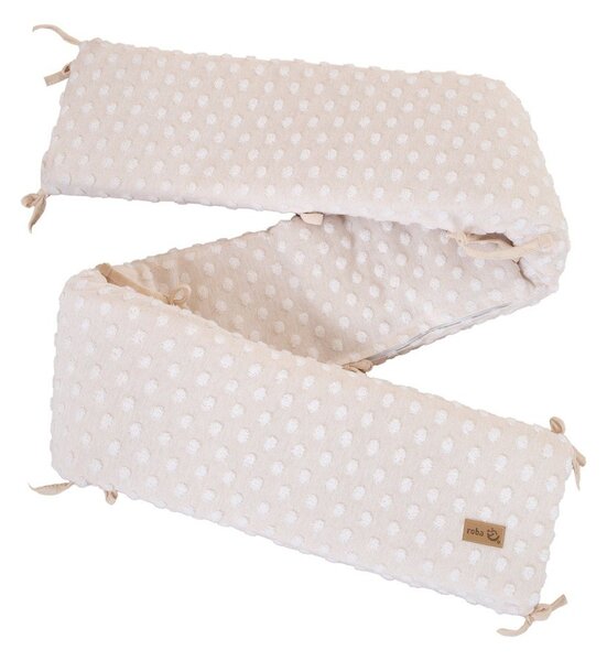Paracolpi beige in misto cotone 170 cm Frosty Almond – Roba