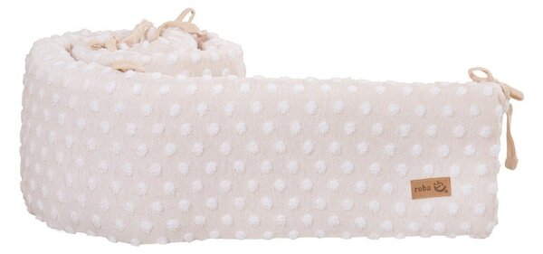 Paracolpi beige in misto cotone 170 cm Frosty Almond – Roba