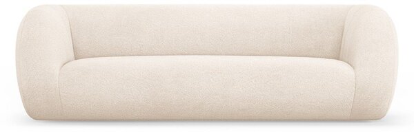 Divano in tessuto bouclé crema 230 cm Essen - Cosmopolitan Design