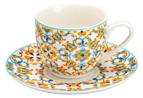 Set di 6 tazze con piattini Medicea - Brandani